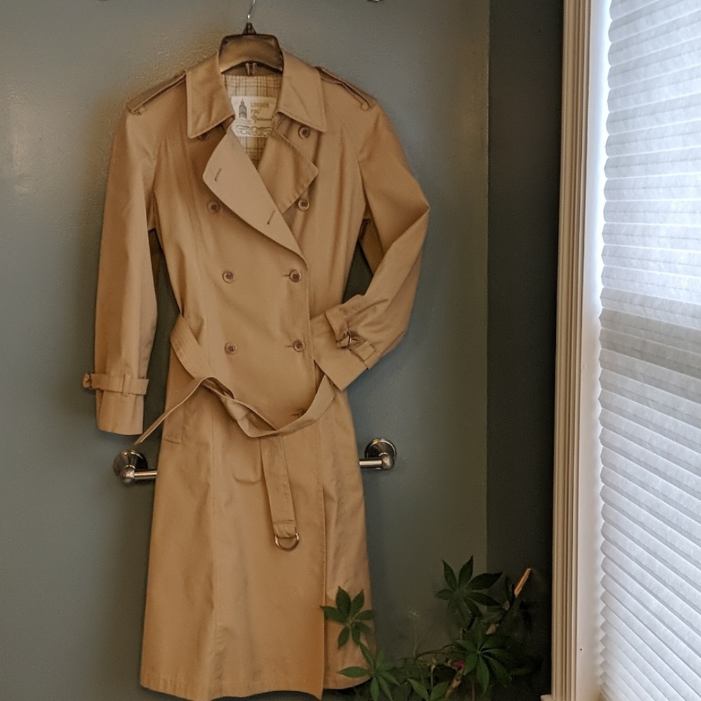 Vintage London Fog Belted Trench Coat